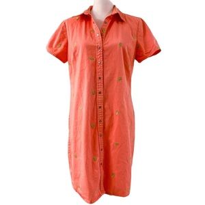 $7 BLOWOUT! C.B. Casual Coral Seahorse Dress